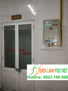 Lắp đặt kho lạnh bảo quản thực phẩm tại công ty Nam Mẫu