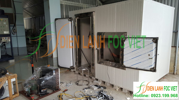 lắp đặt kho lạnh bảo quản kem